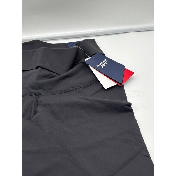 Reebok Womens Lux 2.0 Maternity Studio Tights Leggings, Black - Picture 5 of 13